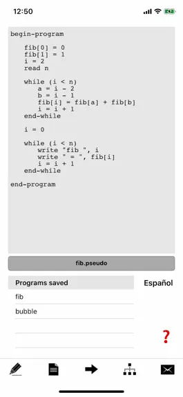 Game screenshot iPseudoCode - for phone apk
