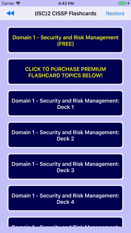 CISSP CAP Security+ Flashcards