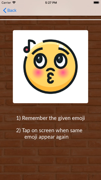 Emoji Memory app