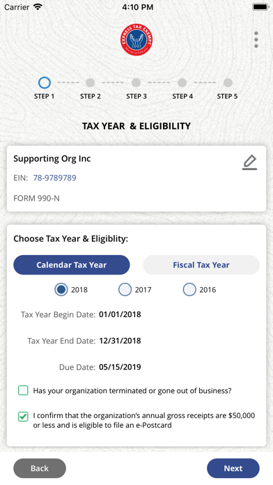 How to cancel & delete E-File Form 990-N from iphone & ipad 4