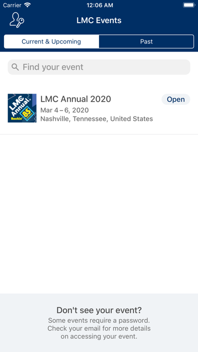 LMC Event App screenshot 2