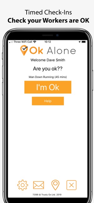 Ok Alone - Lone Worker App(圖4)-速報App