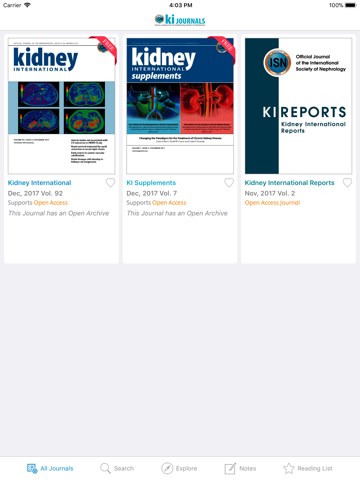 Kidney International Journals screenshot 2