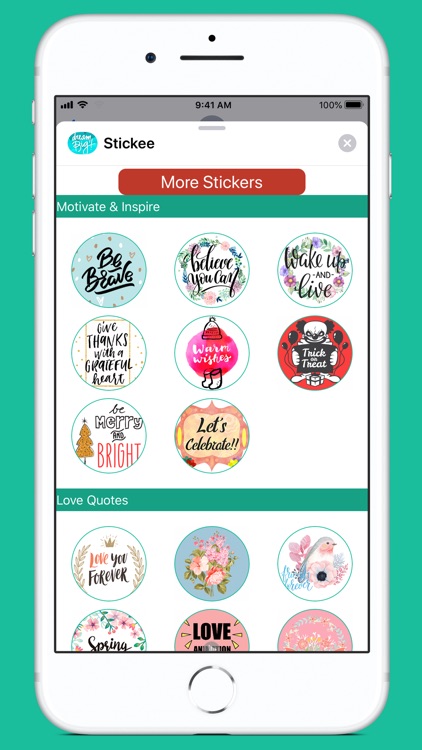 Stickee Stickers for iMessage screenshot-3