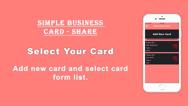 Simple Business Card - share