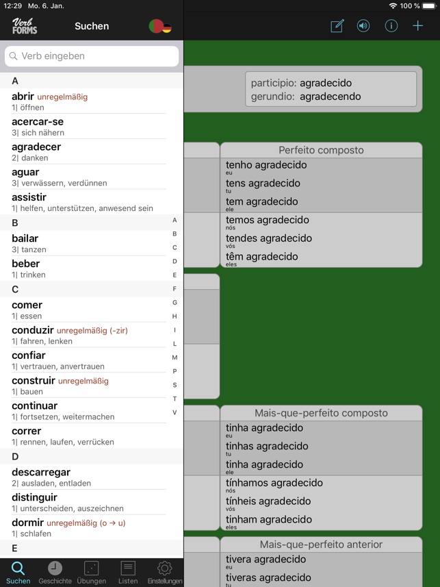 Get Vertrauen conjugation For Free