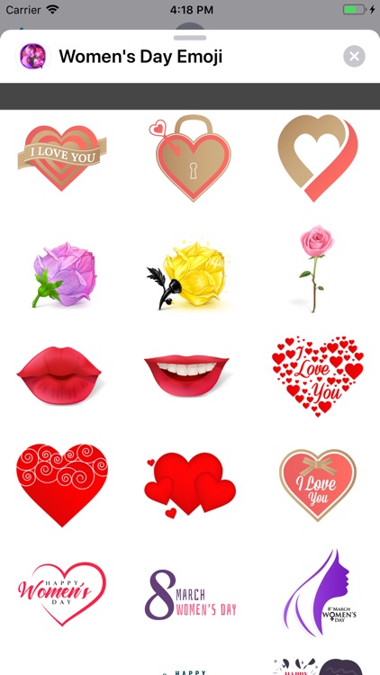 Women's Day Emoji Stickers