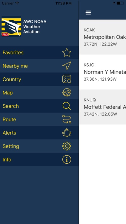NOAA AWC Aviation Weather PRO