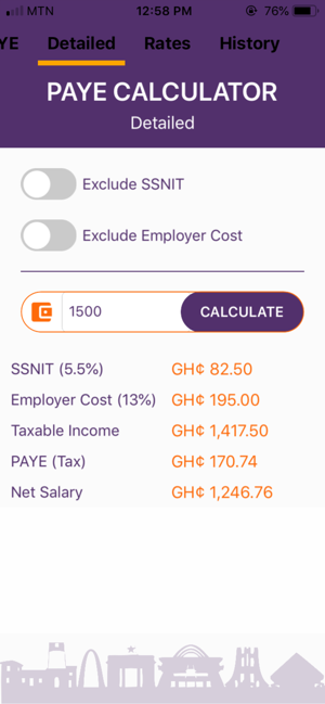 Ghana PAYE / SSNIT Calculator(圖2)-速報App