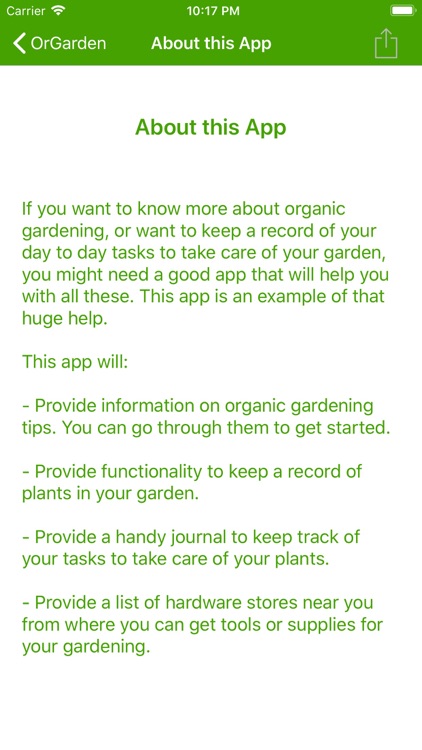 OrGarden: Organic Gardening