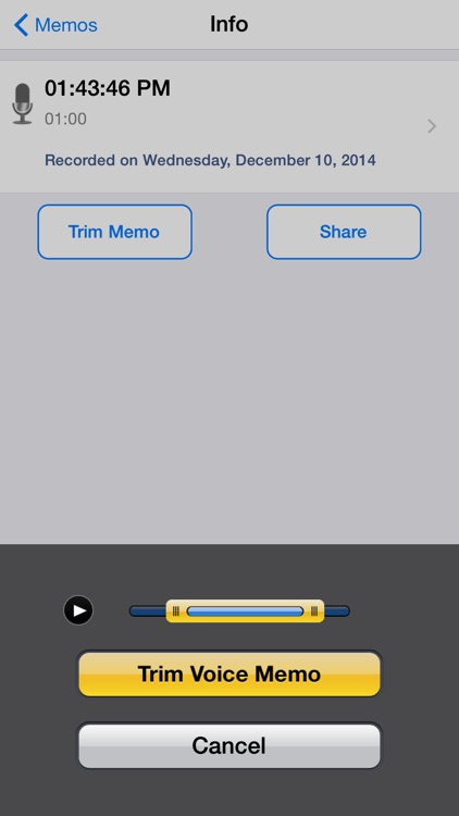 My Memos - The Voice Recorder screenshot-3