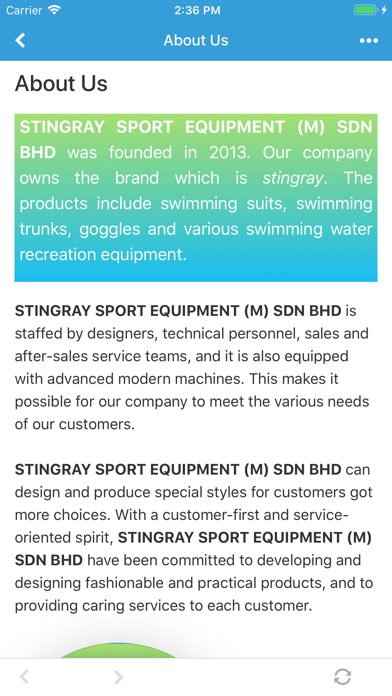 Stingray Sport Equipment screenshot 3