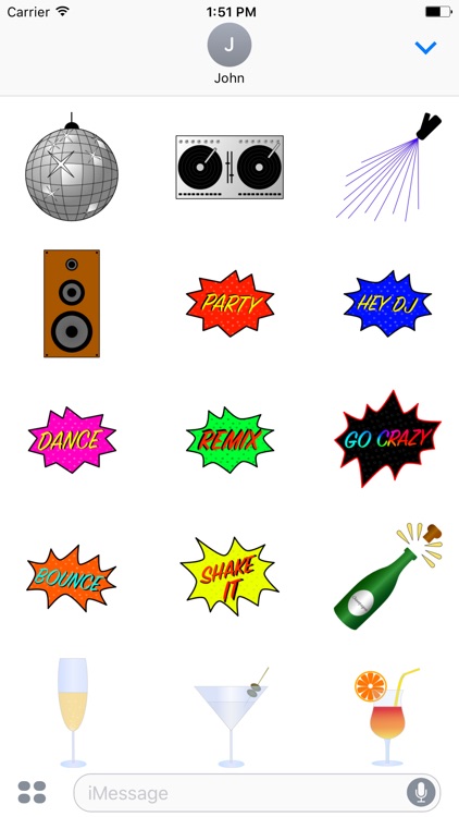 Disco & Party Sticker