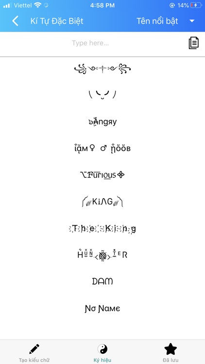 Kí Tự Đặc Biệt AnhNBT screenshot-5