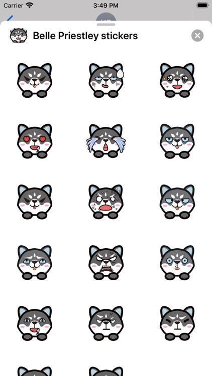 Belle Priestley stickers