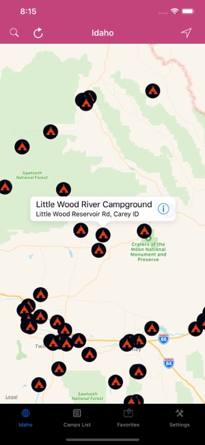 Idaho – Campgrounds & RV Parks