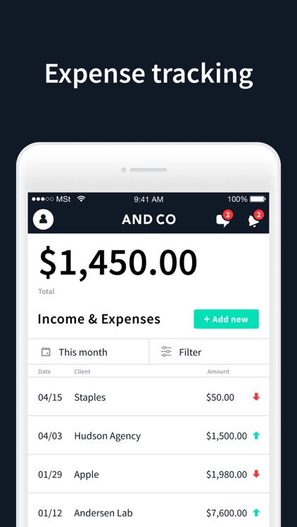 AND.CO - Invoicing & Expenses screenshot-3