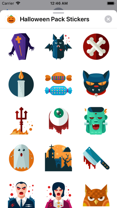 Halloween Pack Stickers Screenshot 1