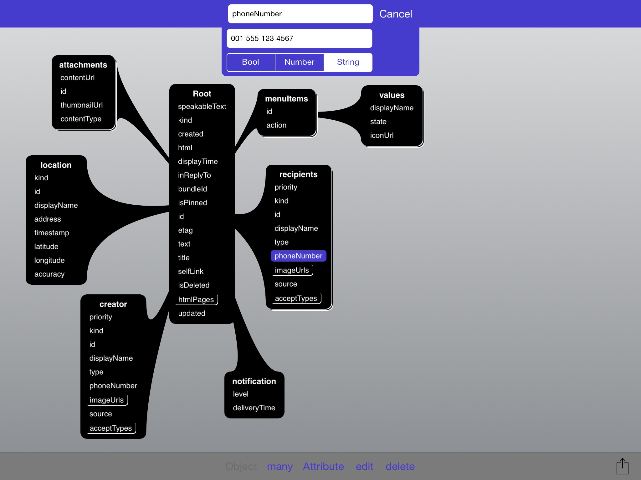 JSON Designer screenshot 2