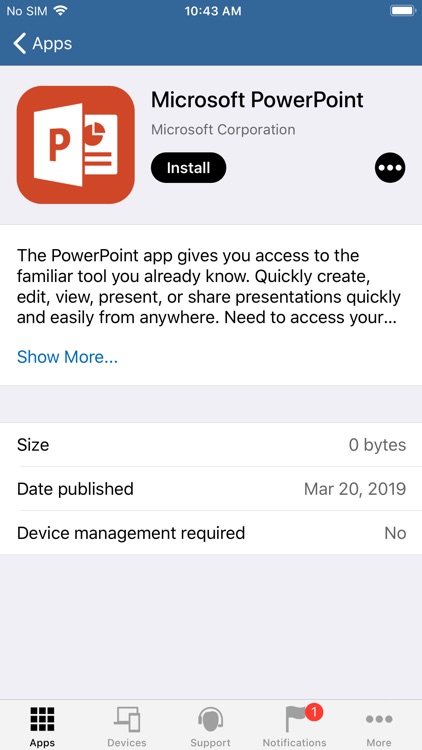 Intune Company Portal
