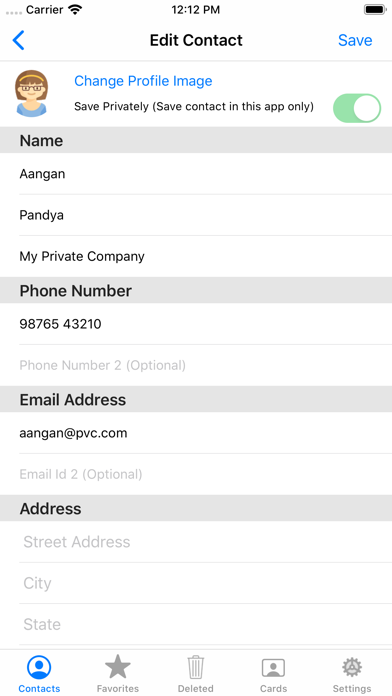 Contacts Manager - Phone Book screenshot 3