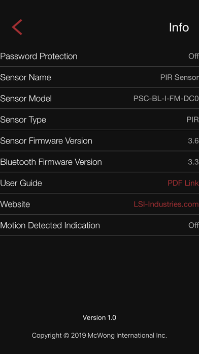 LSI Sensor screenshot 4