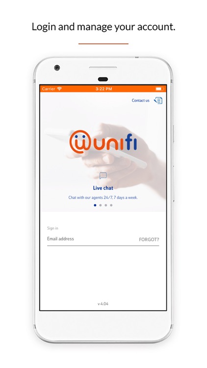 Unifi customer service chat