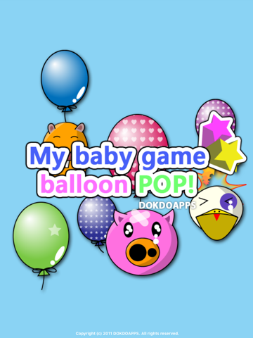 My baby game Balloon Pop! lite - náhled