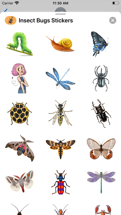 Insect Bugs Stickers screenshot 3