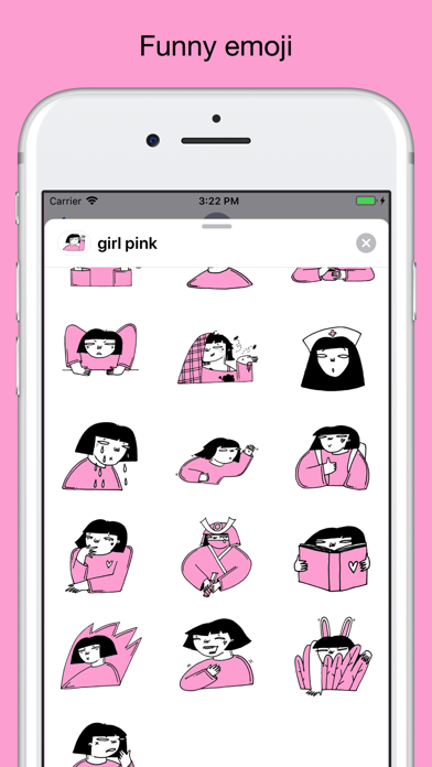 Japan girl stickers & emoji screenshot 3