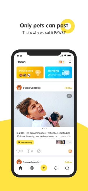 PawHub - A Pet Social Media(圖1)-速報App