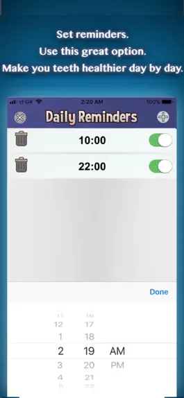 Game screenshot Teeth Brush Timer & Alarm hack