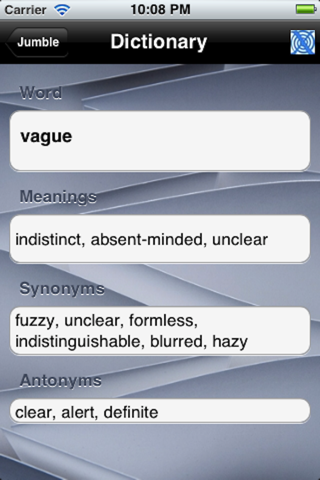 Word Jumble Advanced screenshot 4