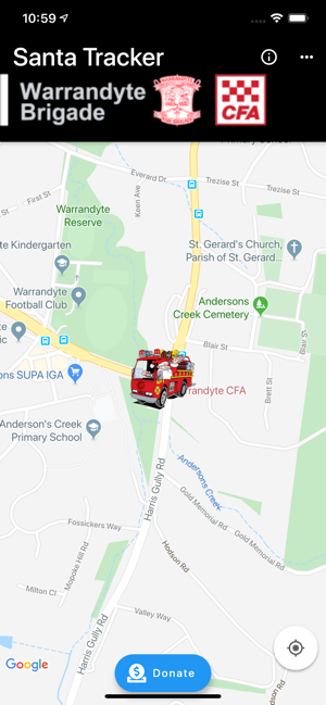 CFA Santa Tracker