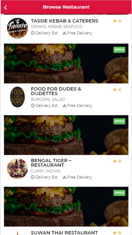 Dial Your Meal Mobile App