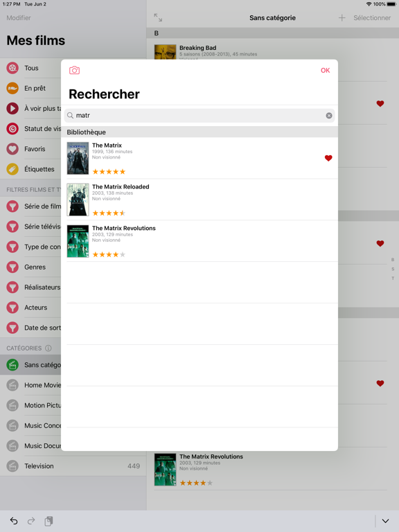 MovieBuddy Pro: Mes films MovieBuddy Pro: Mes films