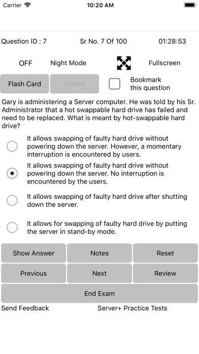 How to cancel & delete Exam Simulator For Server+ from iphone & ipad 2