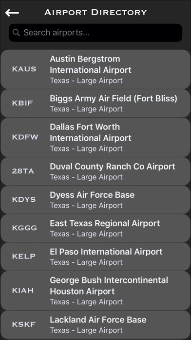 Pilot's Airport Reference Lite screenshot 3