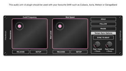 FilterMorph AUv3 Audio Plugin screenshot 2