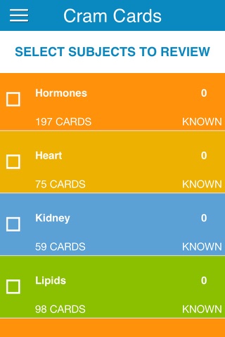 USMLE Bio/Physio Cram Cards - náhled