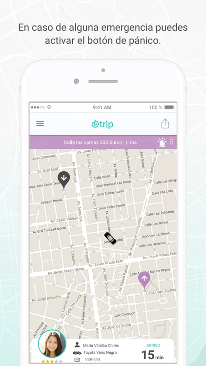 Trip - App de Taxi Más Segura screenshot-3