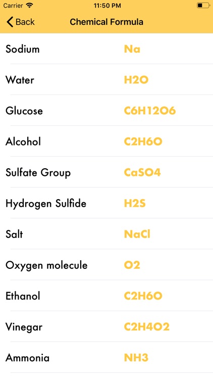 Chemistry Learn Quiz