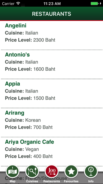 How to cancel & delete Bangkok's 100 Best Restaurants from iphone & ipad 3