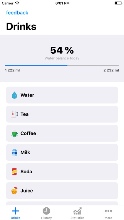 Water Balance - Water tracker