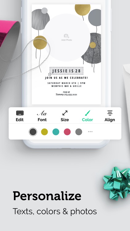Invitation Card Maker App