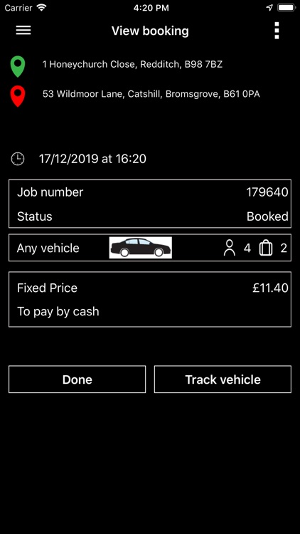 A1 Taxis Redditch screenshot-3