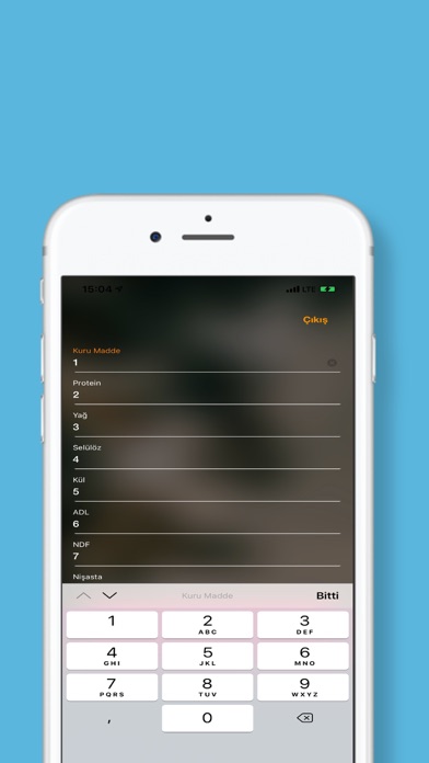 Yem Analiz screenshot 2