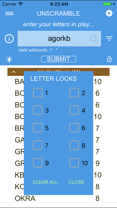 How to cancel & delete Unscramble Letters from iphone & ipad 4