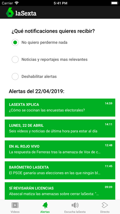 How to cancel & delete laSexta | Noticias en directo from iphone & ipad 4