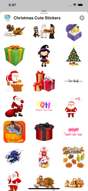 Christmas Santa Cute Stickers(圖2)-速報App
